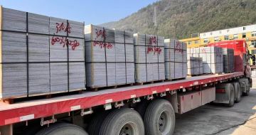 松原 芝麻灰地铺石出货日常