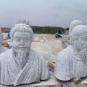 松原 白麻花岗岩石材人物立体雕刻