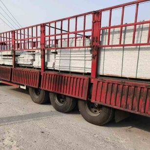 松原 白麻荔枝面外墙干挂，工厂装车日常