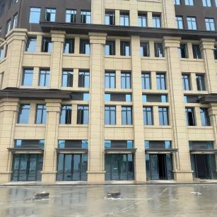 松原 黄金麻花岗岩荔枝面小区外墙干挂