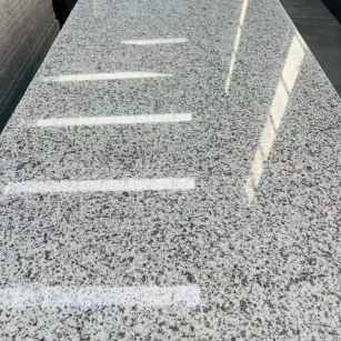 松原 白麻花岗岩光面毛板