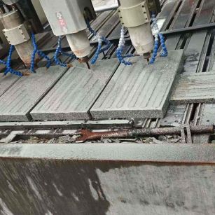 松原 芝麻白花岗岩荔枝面盲道雕刻