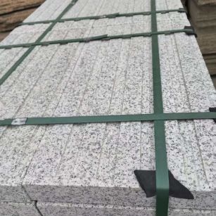 松原 白麻花岗岩直行盲道石，盲条，地铺石