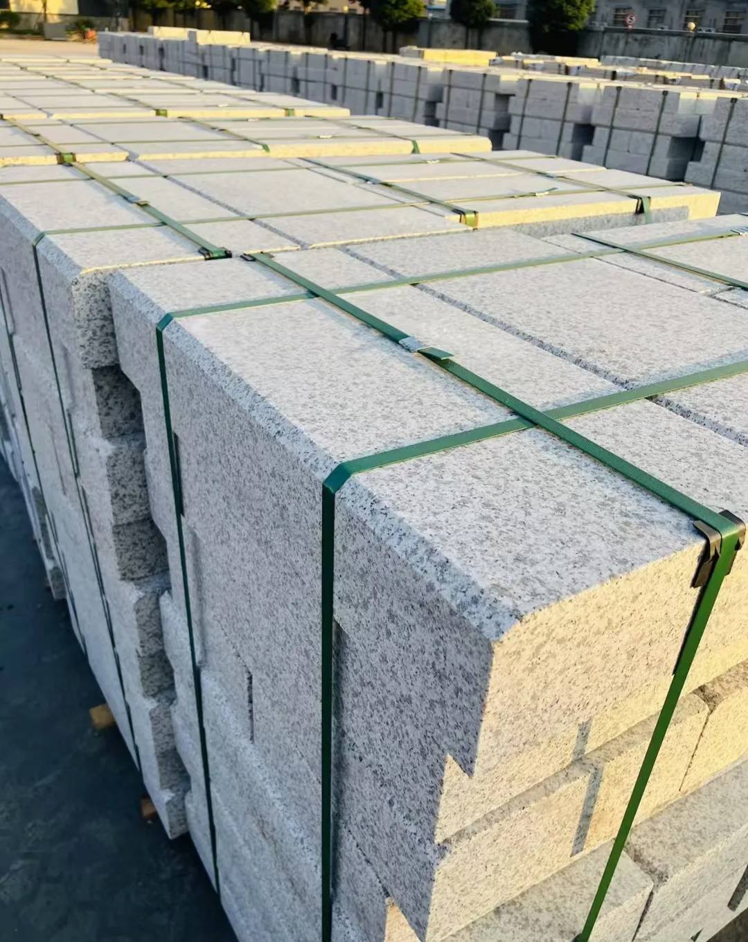 松原 白麻花岗岩路沿石，马路牙子，路缘石，平石，立缘石等