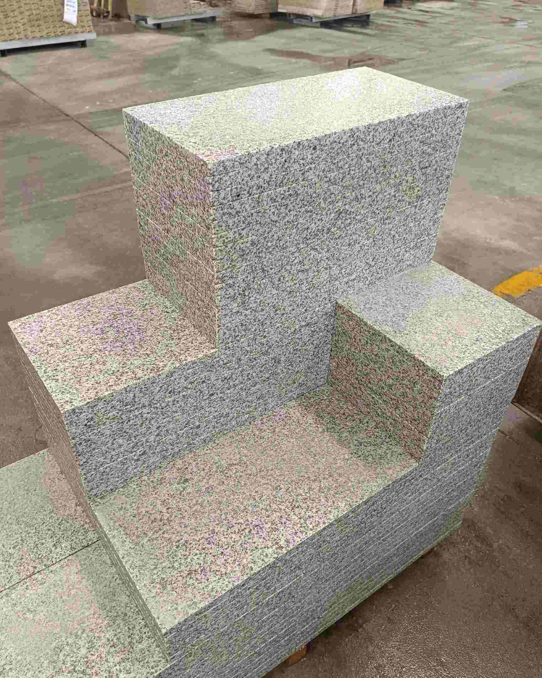 松原 白麻花岗岩荔枝面地铺石