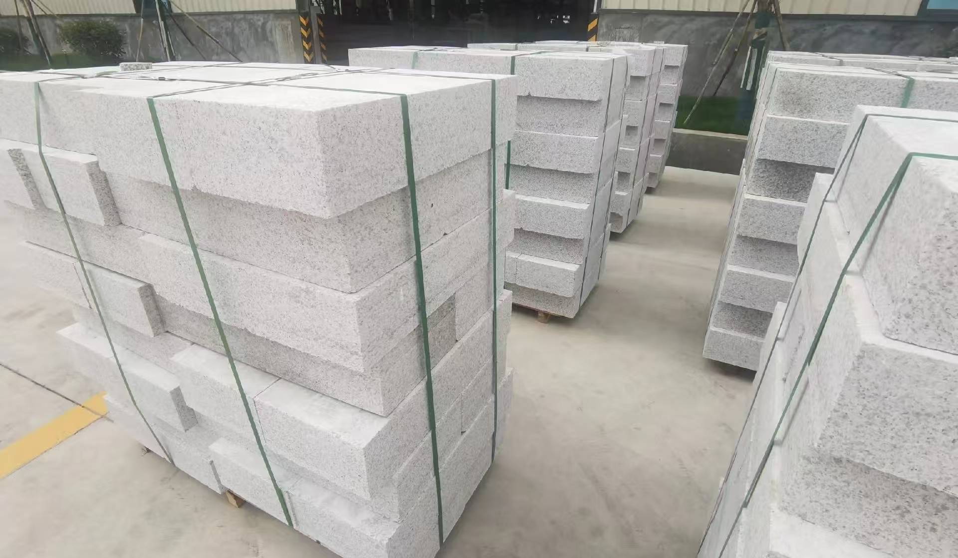 松原 白麻花岗岩路沿石，立缘石，平缘石，路牙石，道牙石，马路牙子等