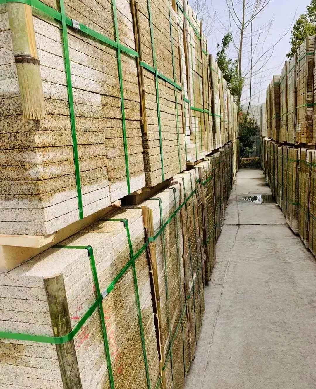 松原 黄金麻花岗岩荔枝面地铺石