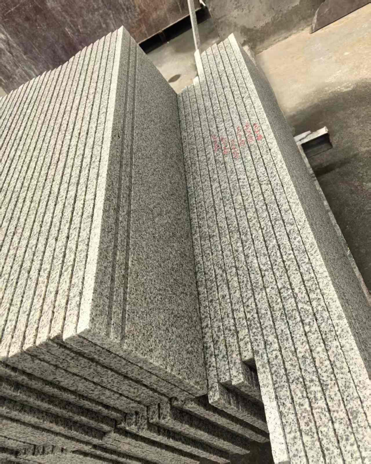 松原 白麻荔枝面花岗岩楼梯踏步