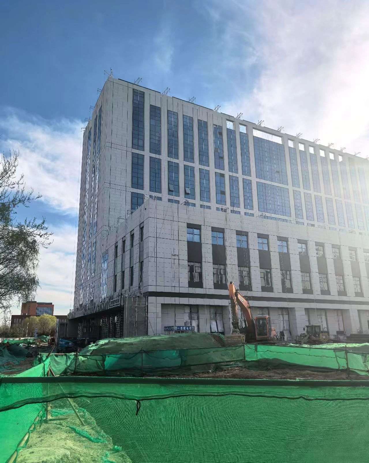 松原 白麻花岗岩石材外墙干挂